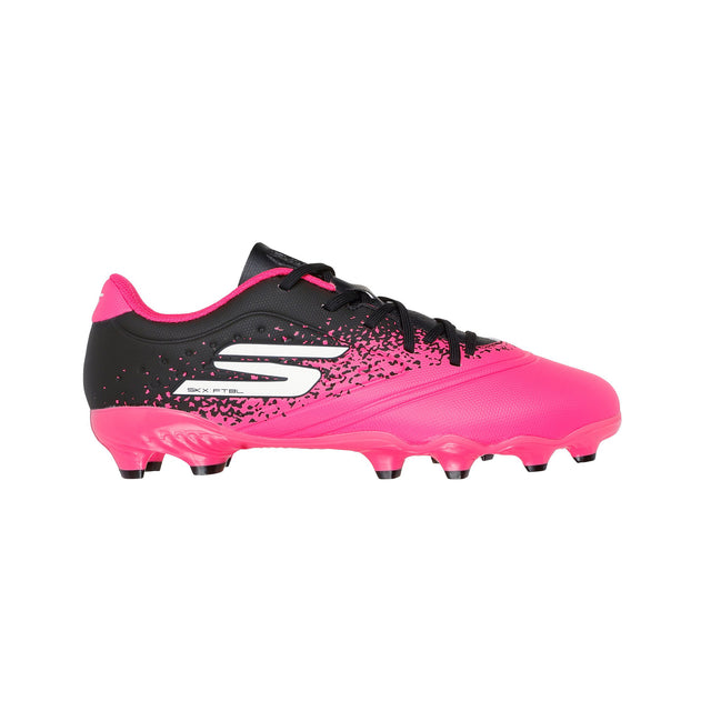 Skechers Razor 1 5 Kids FG Boots Pink Black
