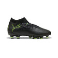 Future 8 Pro FG AG Junior Football Boots Black Green